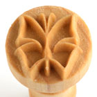 MKM Butterfly Outline 2.5cm wood stamp